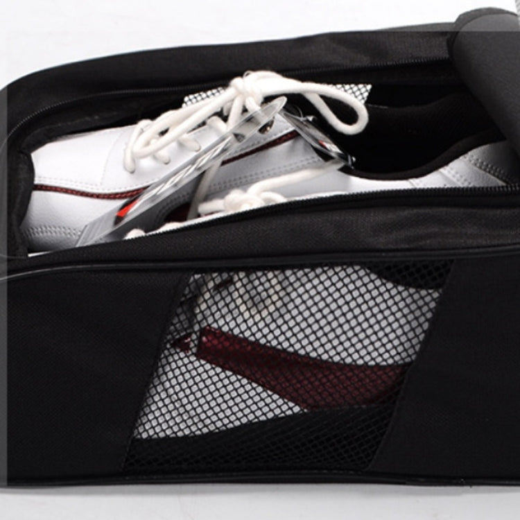 PGM Golf Convenient and Breathable Wear-resistant Nylon Shoe Bag, XB001 Black, XB001 Black Red, XB001 Black Blue, XB001 Black Pink