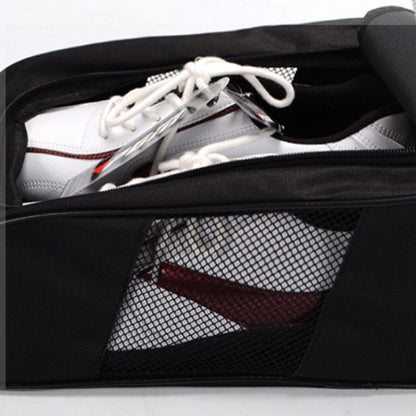 PGM Golf Convenient and Breathable Wear-resistant Nylon Shoe Bag, XB001 Black, XB001 Black Red, XB001 Black Blue, XB001 Black Pink