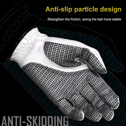 PGM Golf Sheepskin Anti-Slip Single Gloves for Men(Size: 27-Right Hand), Left Hand, Right Hand