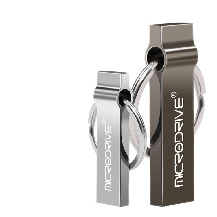MicroDrive 8GB USB 2.0 Metal Keychain U Disk, 8GB