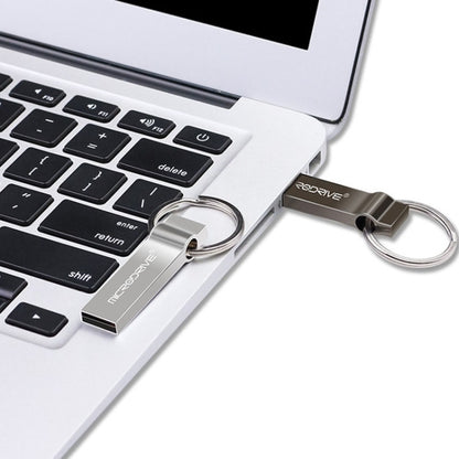 MicroDrive 32GB USB 2.0 Metal Keychain U Disk, 32GB