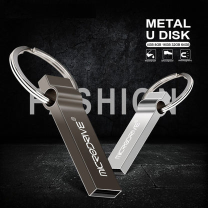 MicroDrive 32GB USB 2.0 Metal Keychain U Disk, 32GB