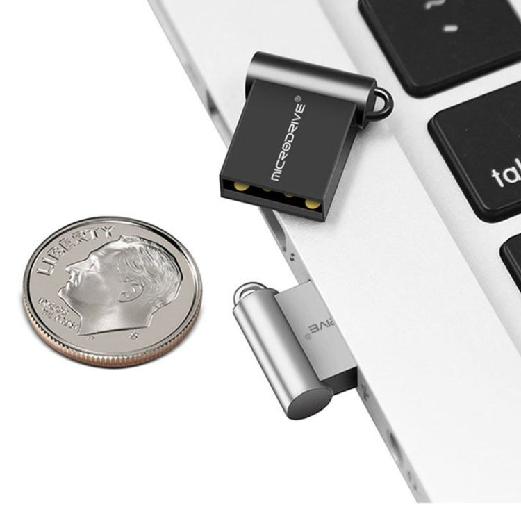 MicroDrive 16GB USB 2.0 Metal Mini USB Flash Drives U Disk, 16GB