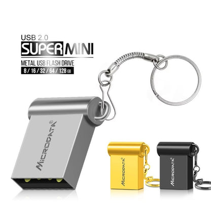 MiCRODATA 8GB USB 2.0 Computer and Car Two-use Mini U Disk, 8GB