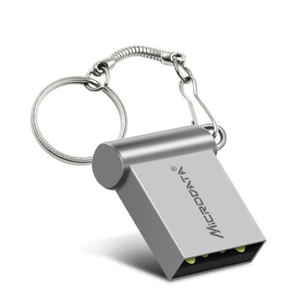 MiCRODATA 16GB USB 2.0 Computer and Car Two-use Mini U Disk(Silver Grey), 16GB