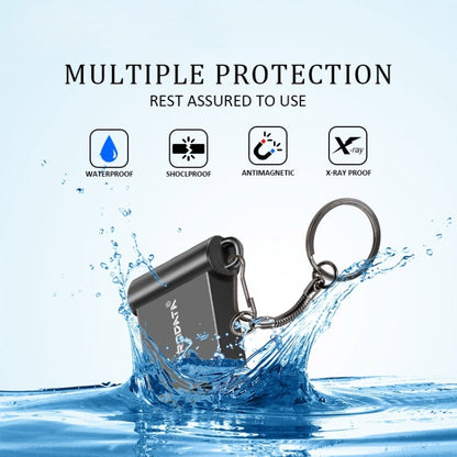 MiCRODATA 16GB USB 2.0 Computer and Car Two-use Mini U Disk(Silver Grey), 16GB