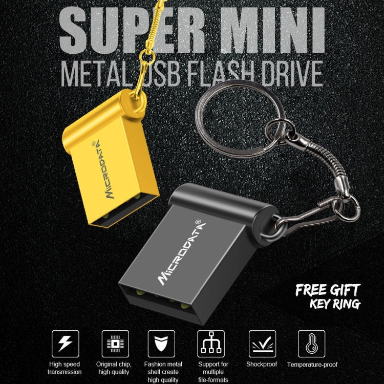 MiCRODATA 64GB USB 2.0 Computer Car Two-use Mini U Disk, 64GB