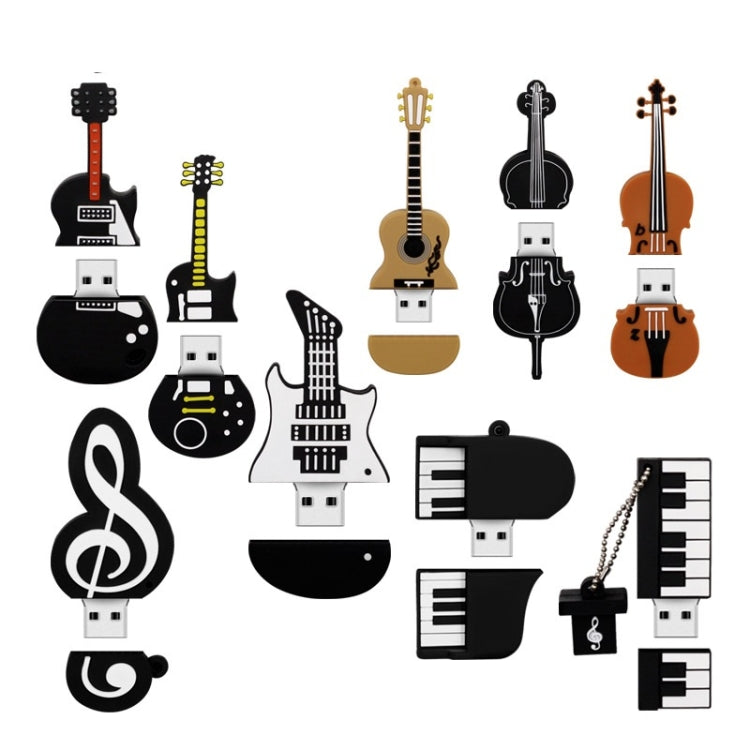 MicroDrive 4GB USB 2.0 Triangle Guitar U Disk, 4GB