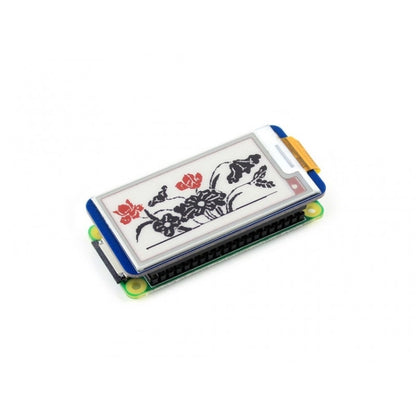 Waveshare 2.13 inch 212x104 Pixel Three-color E-Ink Display HAT (B) for Raspberry Pi, 13448