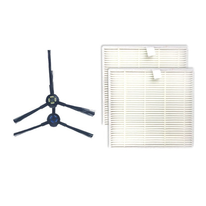 XI279 1 Pair I258 Side Brush + 2 PCS I206 Filter for ILIFE V8S