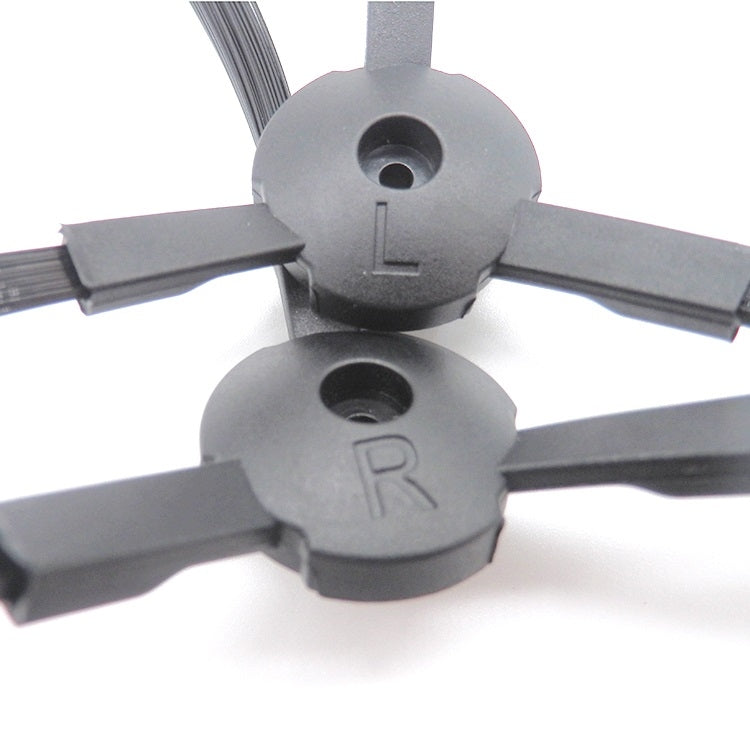 XI243 3 Pairs K614 Side Brushes + 8 PCS I208 Filters Set for ILIFE V5S Pro / V50 / V5S, XI243