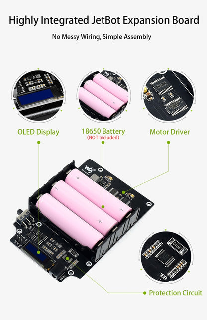 Waveshare JetBot AI Kit, AI Robot Based on Jetson Nano, Based on Jetson Nano
