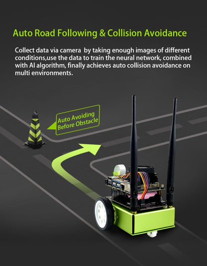 Waveshare JetBot AI Kit, AI Robot Based on Jetson Nano, Based on Jetson Nano