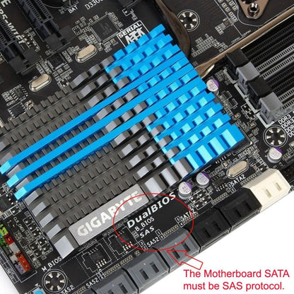 Professional SFF-8482 SAS to SATA 180 Degrees Angle Adapter for Motherboard, SAS to SATA
