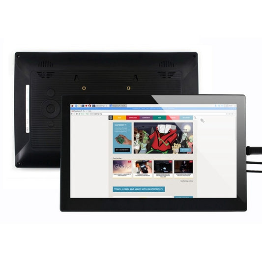 WAVESHARE 13.3inch HDMI LCD (H) Capacitive Touch Screen LCD with Toughened Glass Cover, Supports Multi mini-PCs, Multi Systems, Capacitive Touch Screen LCD