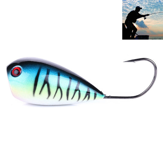 HENGJIA PO036 8cm/13g Big Mouth Single Hook Hitting Water Wave Hard Bait Lure Outdoor Fishing Gear Lure Fishing Bait Fishing Tackle, PO036-1, PO036-2, PO036-3, PO036-4, PO036-5, PO036-6, PO036-7